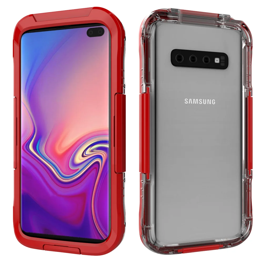IP68 прозрачный водонепроницаемый чехол для Samsung Note 10 Plus 9 8 S10 S9 S8 S6 S7 Edge подводный S10e