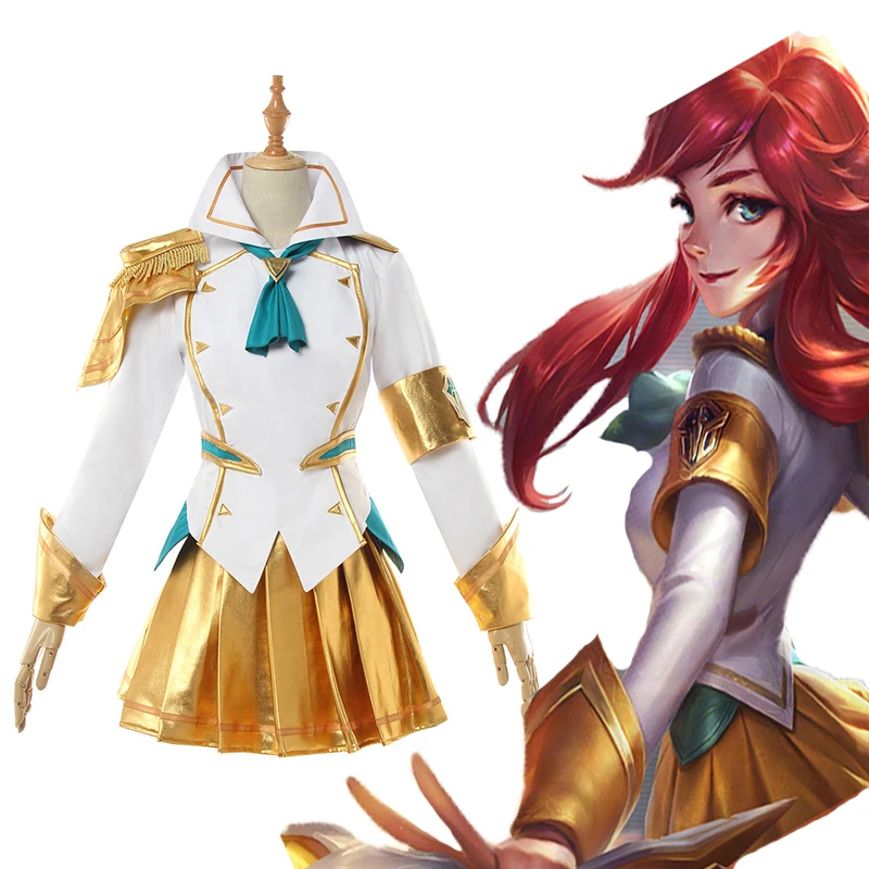 

Игра LOL Костюмы для косплея Luxanna Crownguard Леди светимости косплей костюм на Хэллоуин Карнавальный вечерние Для женщин аниме косплей