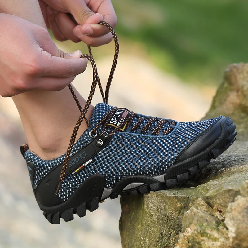 Новинка 2017 мужские весенне летние уличные треккинговые дышащие сетчатые