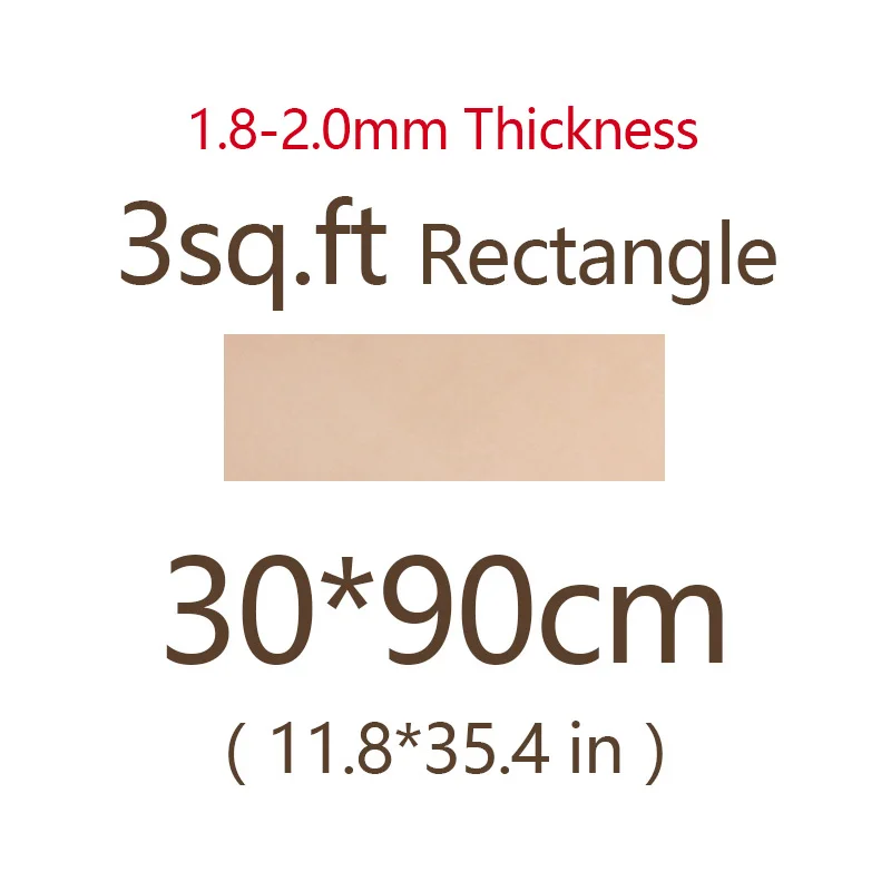2.0mm Thick 30x90cm Толщина 1,0-2,0 мм, Натуральная Воловья кожа, натуральная коровья кожа для изготовления бумажников, кошельков, сумок и диванов, кожаный материал - Цвет: 2.0mm Thick 30x90cm