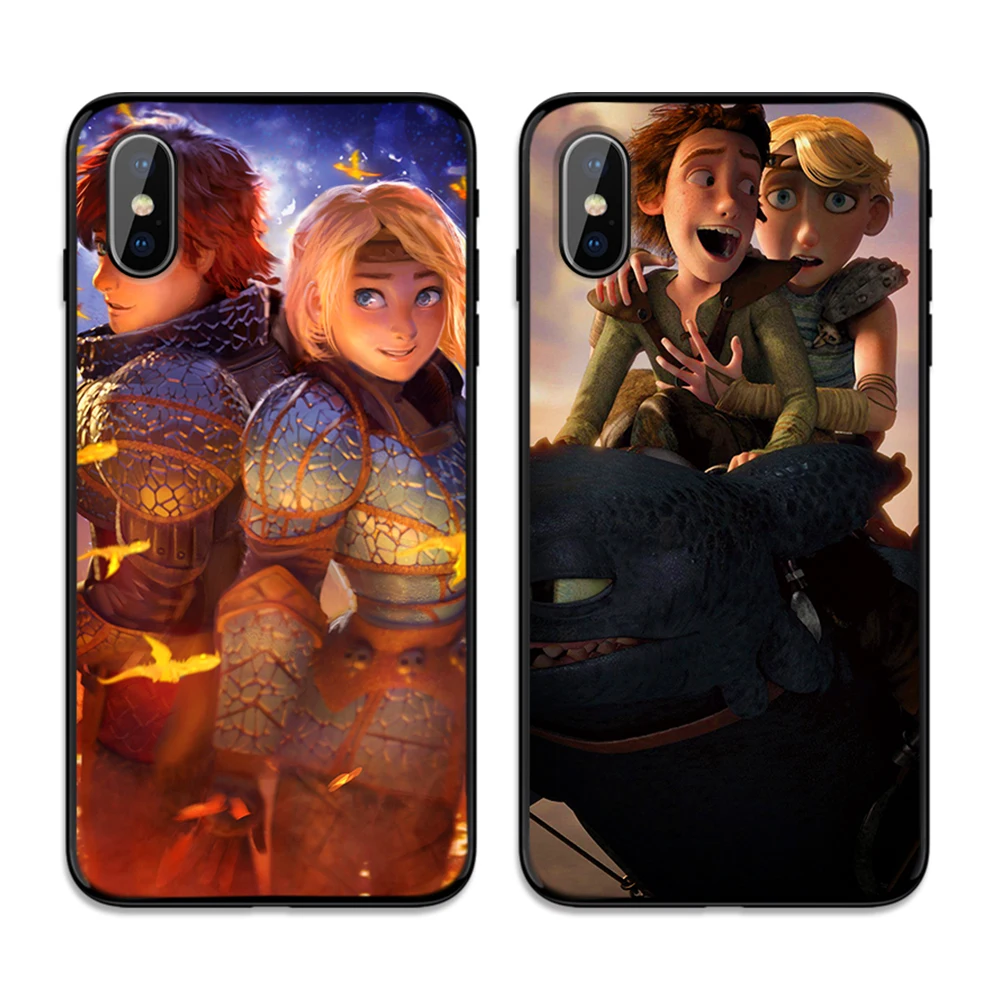 Как приручить дракона мягкая термополиуретановая крышка-чехол для Apple iPhone 6 6S 7 8