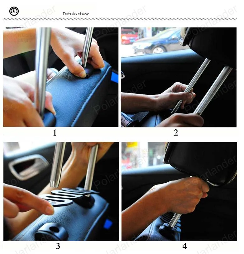 1 х Автомобильный внутренний держатель для сиденья органайзер крючок сумок