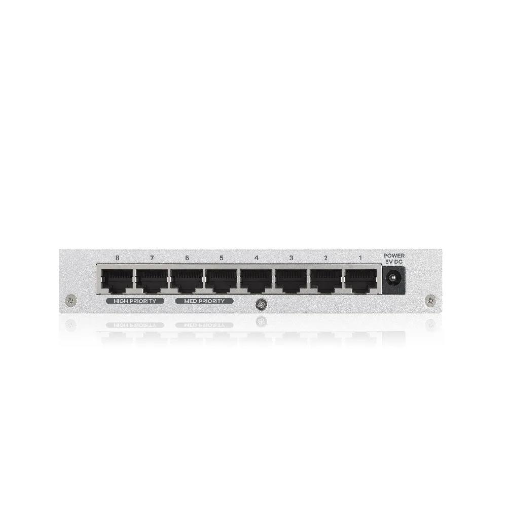 8 портовый настольный гигабитный Ethernet коммутатор Энергоэффективный сетевой 100/1000