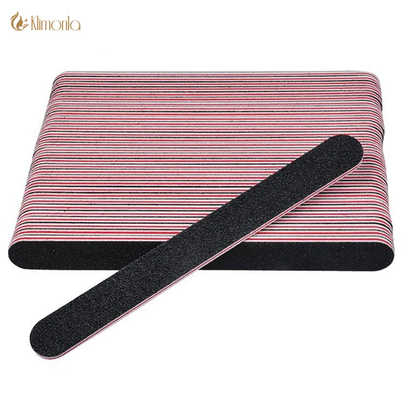 

Профессиональная плотная наждачная бумага, пилки для ногтей, 50 шт./лот, буфер для ногтей, салонный, 100/180 Грит, маникюр, педикюр, наждачная бума...