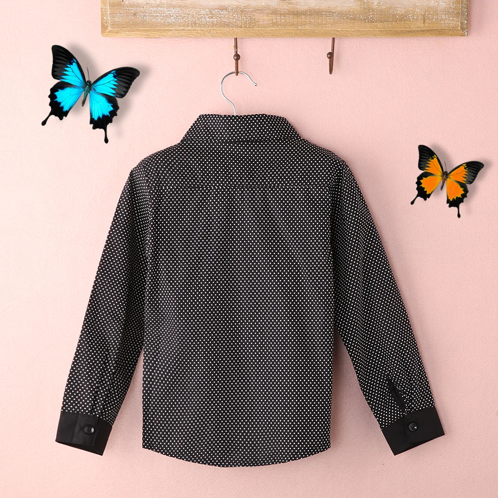 Pudcoco осень 2017 г. зимние Обувь для мальчиков официальная футболки с длинными