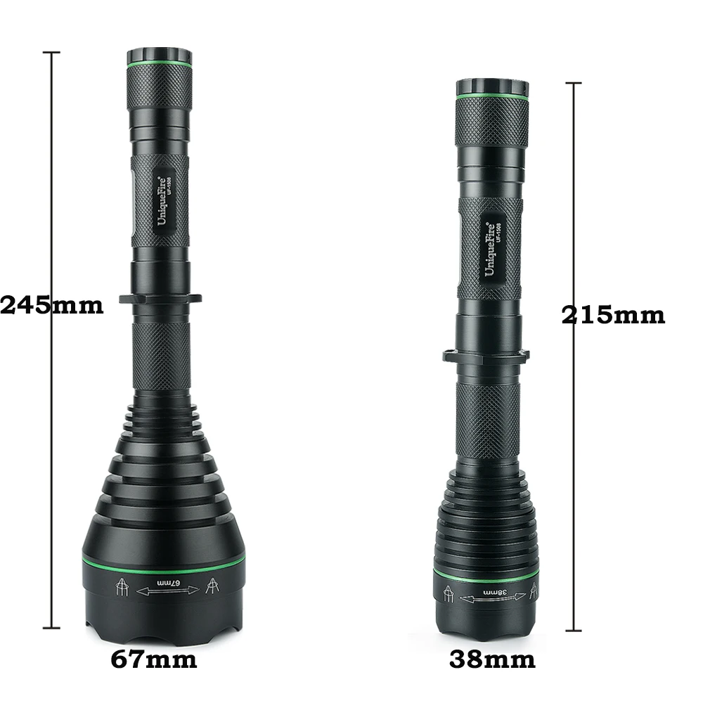 UniqueFire мощный светодиодный фонарик 1508 T67 IR 940nm Lanterna тактический охотничий зум