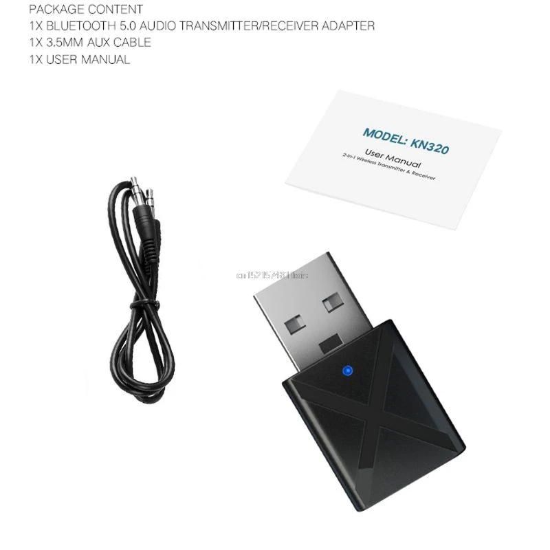 2в1 соединение через usb и беспроводное, через Bluetooth передатчик приемник стерео аудио музыкальный адаптер с 3,5 мм аудио кабель для ТВ MP3 PC автомобильный динамик