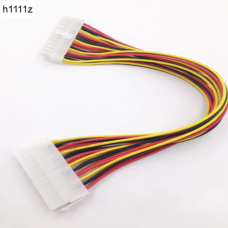 30cm 24Pin Power Supply Cable 20+4Pin Motherboard Adapter Extension Cables Cord Extended Line 18AWG for PC Computer Desktop NEW |