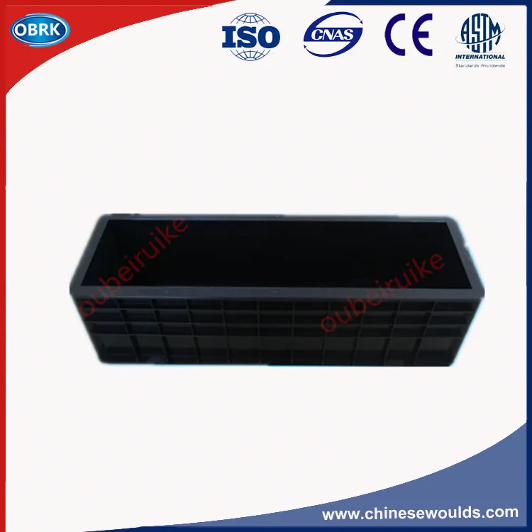 Black Concrete Flexural Moulds150x150x550mm Concrete Rupture Resistance Moulds
