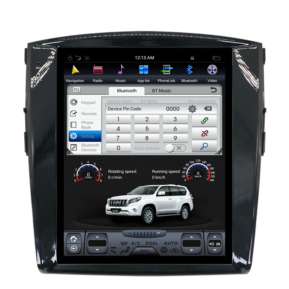 Tesla стиль Android 9,0 Автомобильный gps навигатор для Mitsubishi Pajero V97 V93 Shogun Montero 2006+ авто радио головное устройство магнитофон
