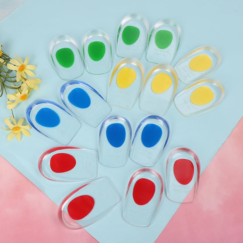 1 пара силиконовых гелевых стельки массирующие подушечки для обуви на высоком