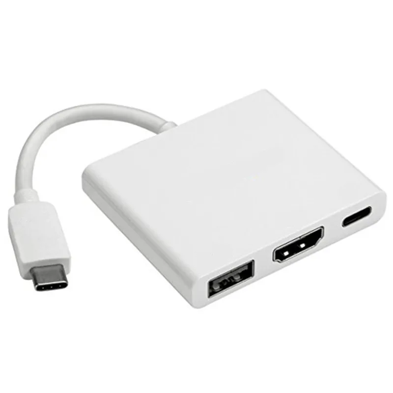 SZHXNOR 4 K USB-C цифровой AV многопортовый адаптер USB 3,1 type-C к HDMI адаптер 4 K концентратор USB для нового vga кабель