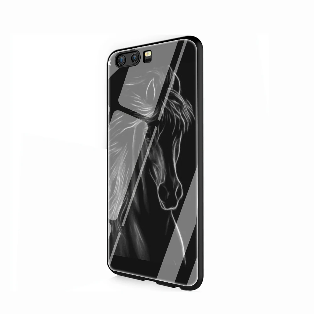 G3 Чехол для телефона из закаленного стекла с изображением лошади для huawei P10 P20 P30 Y6 Y9 Honor 8X 7A pro 9 10 Lite mate 20 Lite Pro - Цвет: G3