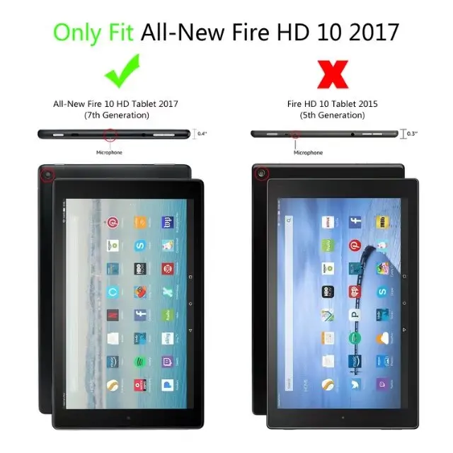 Защита экрана для Amazon Kindle Fire HD10 HD 10 2017 1 дюймов планшет 0 3 мм 9H закаленное стекло