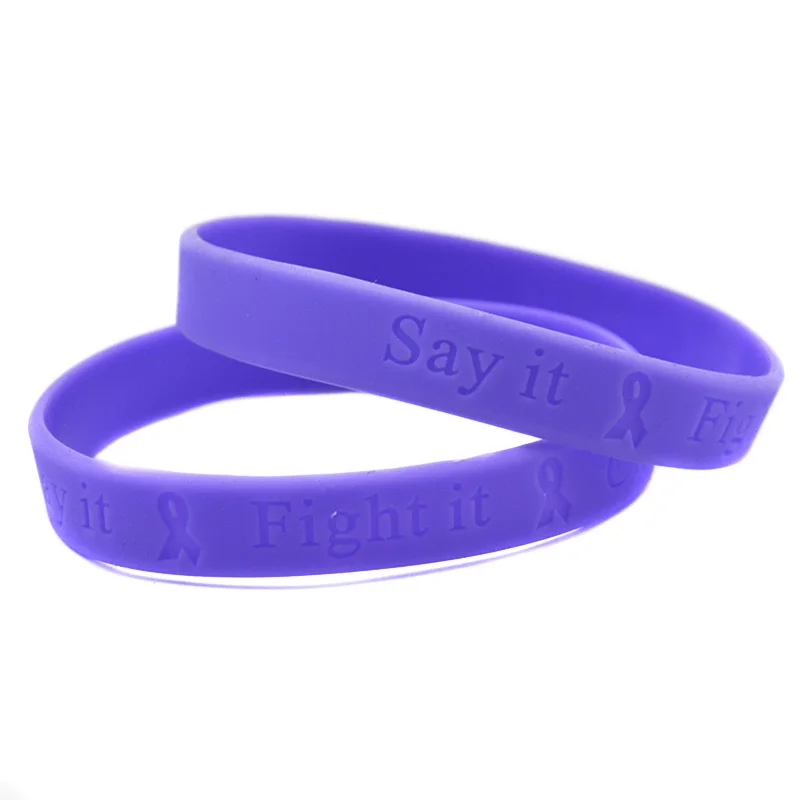 1 шт. силиконовый браслет OBH с надписью it Fight and Cure it|silicone wristband|breast cancerbreast cancer awareness |