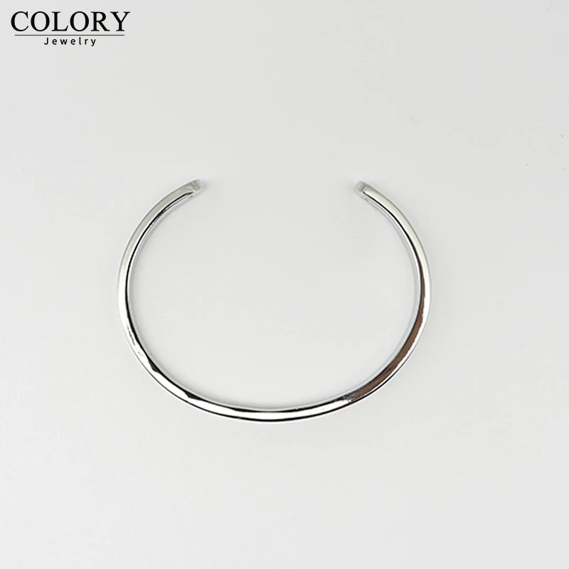 Оптовая продажа браслет из нержавеющей стали с серебряным покрытием для девочек