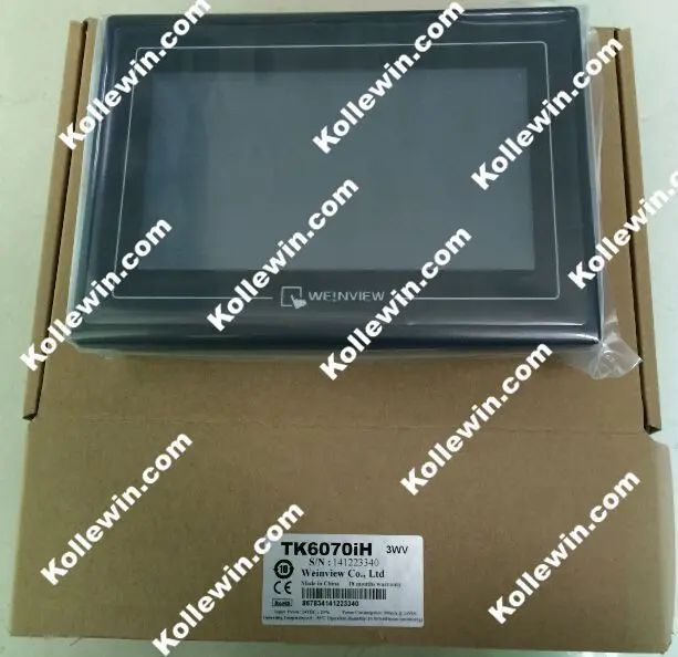 

Оригинальная сенсорная панель WEINVIEW TK6070iH, новый 7-дюймовый TFT LCD TK 6070iH HMI, бесплатная доставка, ЦП 400 МГц, 128 Мб, 2 COM-порта