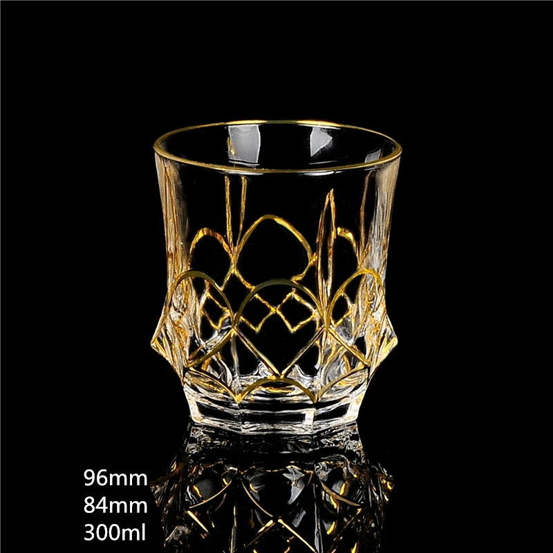 Style 7 Старомодный стакан для виски с золотыми кристаллами, стакан для вина es Chivas, стакан для вина, бар, стакан для вина - Цвет: Style 7