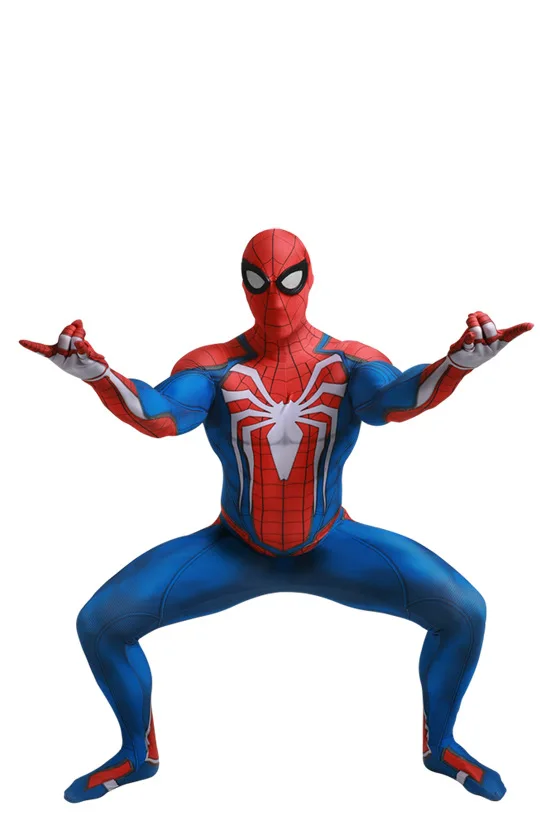 Новый ps4 insomniac костюм Человека-паука спандекс игры Spidey Косплей Хэллоуин