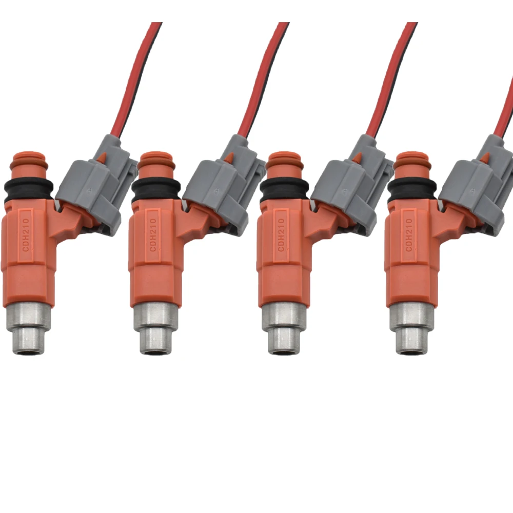 

4 шт. топливный инжектор с вилкой 68V-8A360-00-00, CDH210, INP-771, CDH-210 для Yamaha F115 HP подвесной 2000-2011