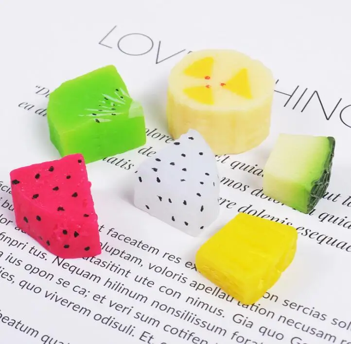 Плоская спина кабошон из смолы с плоской задней стороной Kawaii DIY Resin Craft
