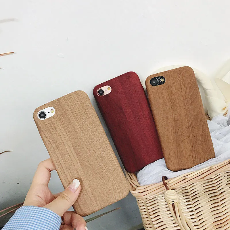 Винтажные Чехлы Boucho для телефонов с рисунком под дерево iphone 6s чехол Apple X 6 7 8 Plus