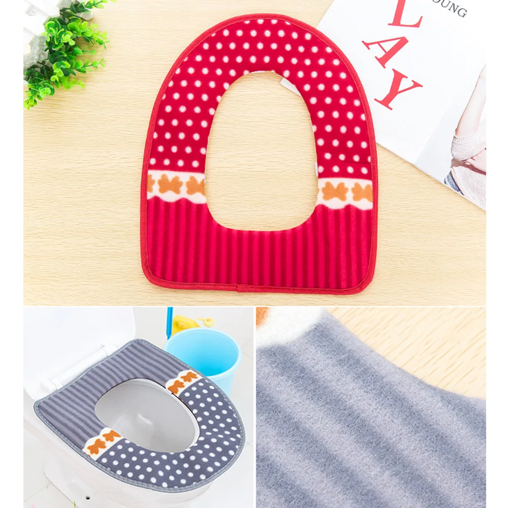 43x35CM Toilet mat for Soft warm toilet bathroom seat cover tapa wc inodoro Closestool Protector Bathroom Accessories | Дом и сад