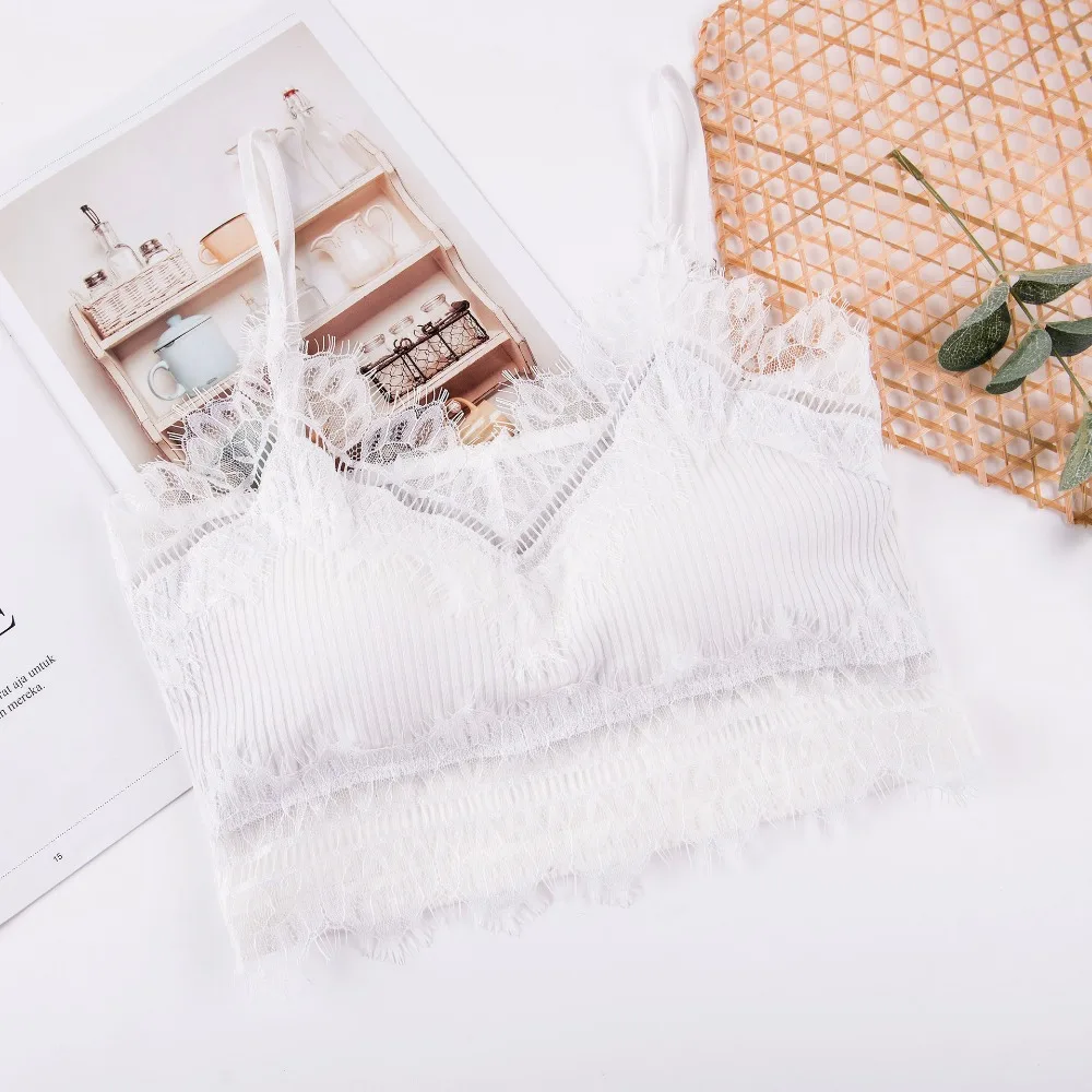 Женский бюстгальтер без косточек сексуальное нижнее белье с кружевной застежкой