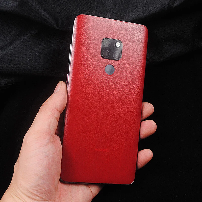 Задняя пленка для Huawei Mate 20 Lite углеродная защитная наклейка Pro кожаная