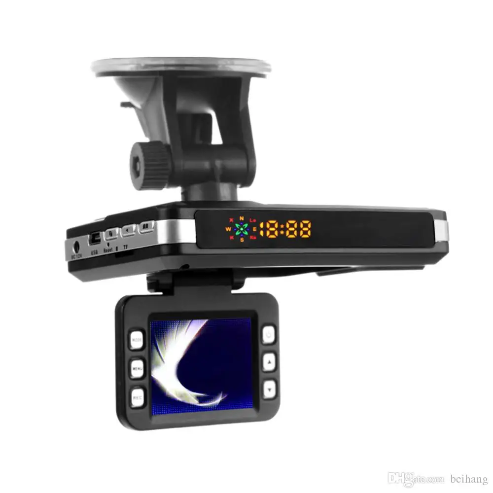 

Best Car Radar Detector 3 in 1 Aiti laser Detector GPS tracker Dash Cam Video Recorder Angle DVR Camera Russian Version Language