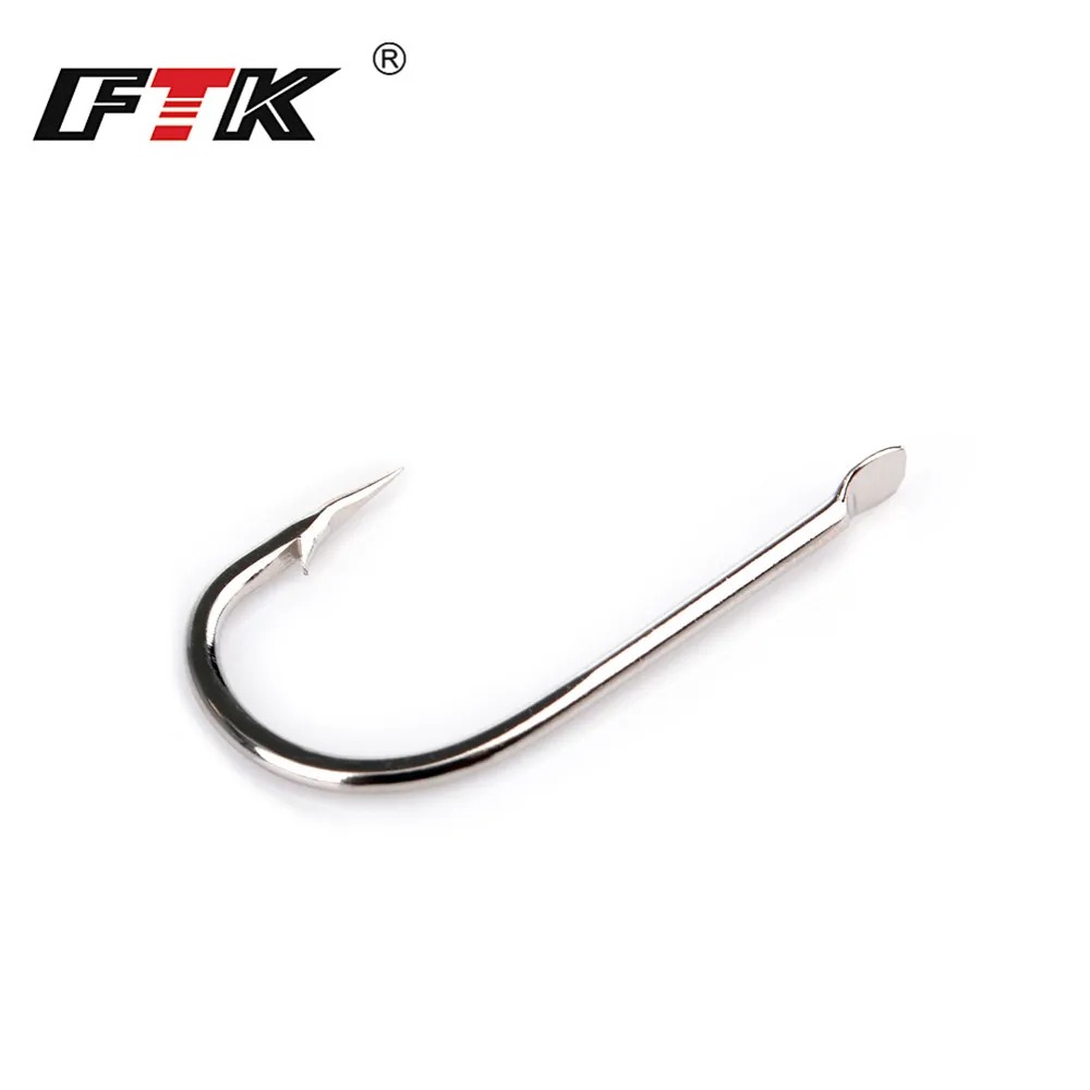 FTK колючий крючок из высокоуглеродистой стали 100 шт. размер 5 #-9 # аксессуары для