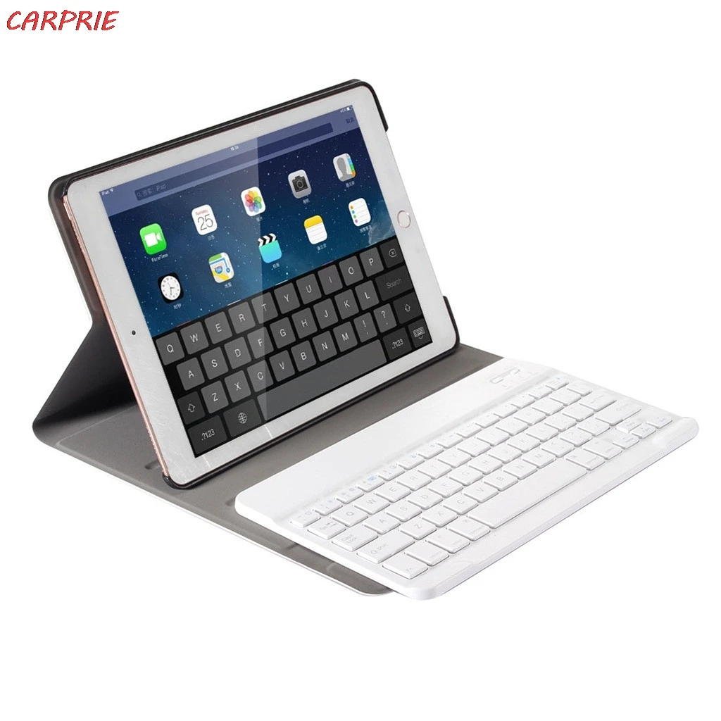 CARPRIE ультратонкий кожаный чехол со съемной Bluetooth клавиатурой для Ipad Air Air2 и pro 9 7 2019