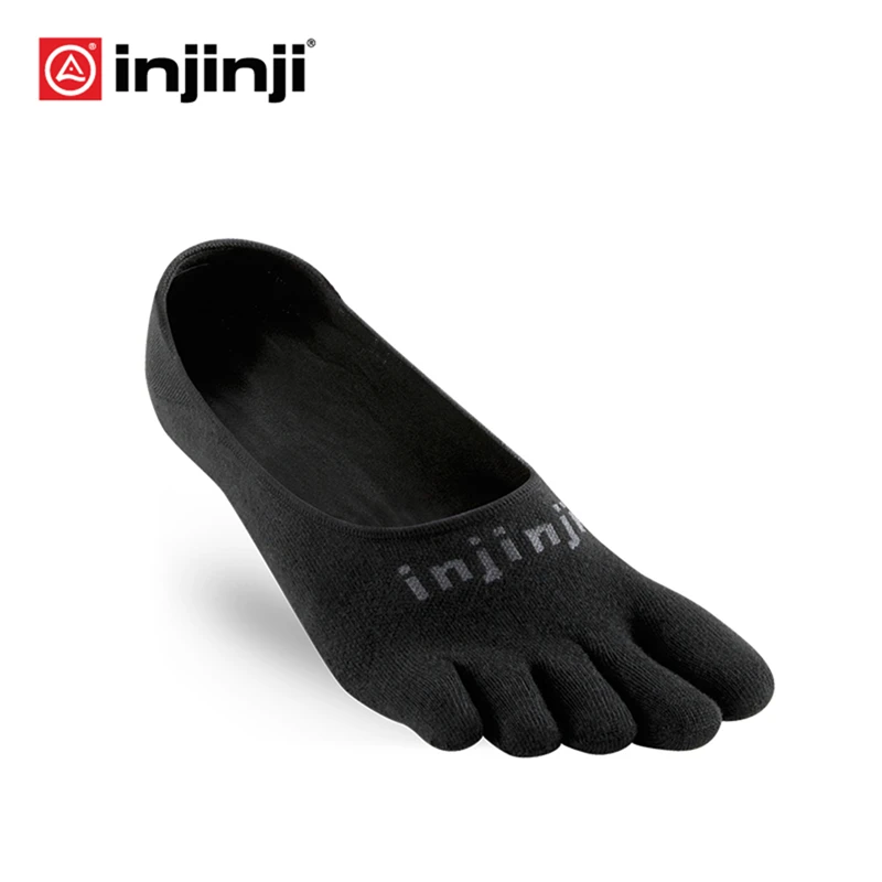 INJINJI, кроссовки с пятью пальцами, скрытые носки, тонкие, невидимые, лодка, COOLMAX, Нескользящие, дышащие, для мужчин, женщин, повседневные, для йоги, молодежи