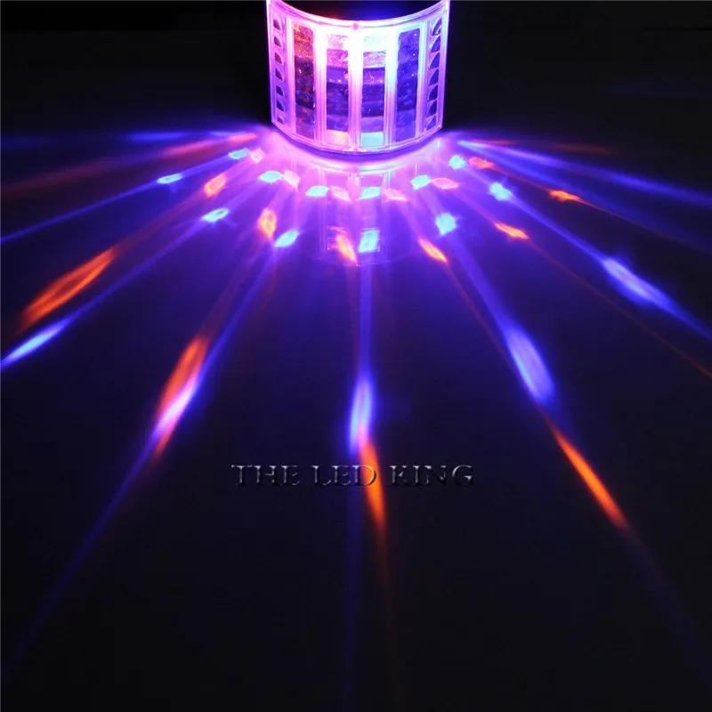 Беспроводной удаленный светодиодный сценический прожектор 18 Вт RGB Flat Par DMX512