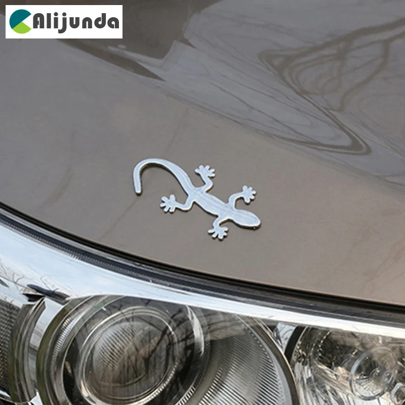 3D Gecko Автомобильная наклейка с эмблемой значком для Mitsubishi ASX/Outlander/Lancer