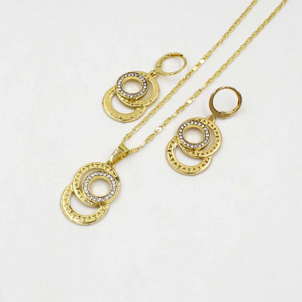 Комплект из колье и серёг с кристаллами|colorful jewelry sets|earring necklace setfashion set |