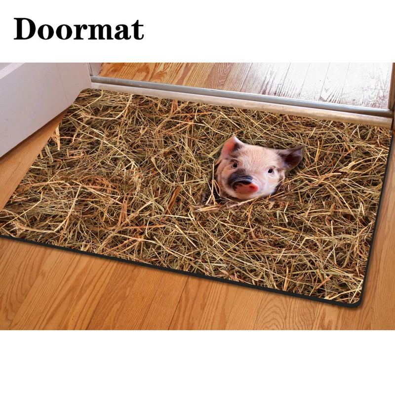 Коврик 3D с животным принтом ковры Нескользящие кухонные коврики Para Casa Sala для дома