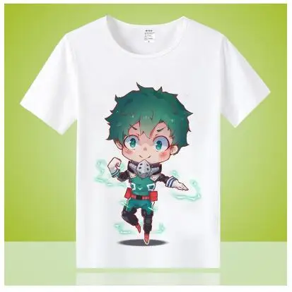 Высокое качество, унисекс, аниме, Cos My Hero Academy bakugo, кацуки, OCHACO URARAKA, повседневная хлопковая футболка, футболка - Цвет: 1