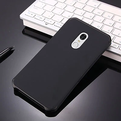 Black OLLIVAN для Xiaomi Redmi Note 4X чехол Note 4 алюминиевая металлическая рамка 3 в 1 Жесткий ПК полная защитная задняя крышка для Redmi Note 4 4X - Цвет: Black