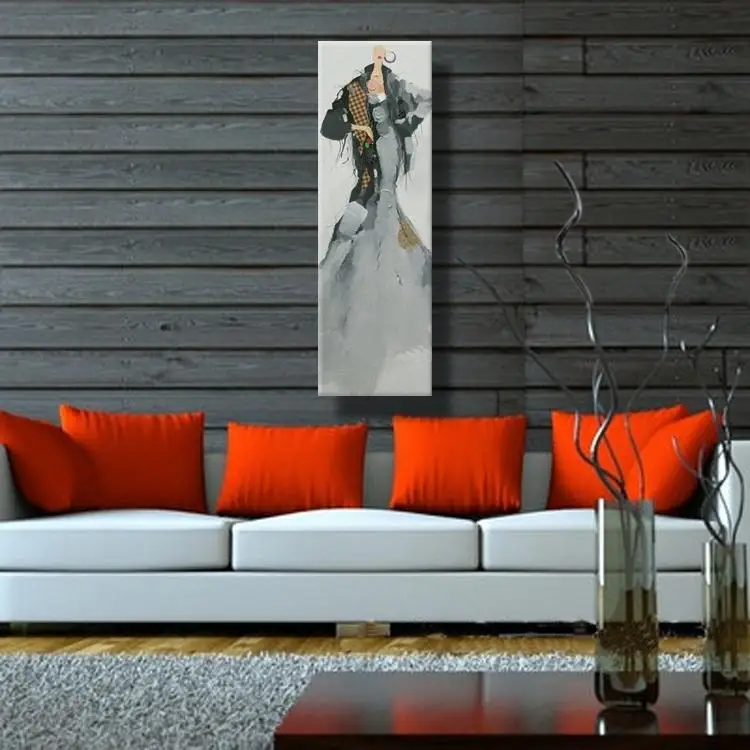 Современное украшение 100% ручная работа картина маслом на холсте без рамки Wll