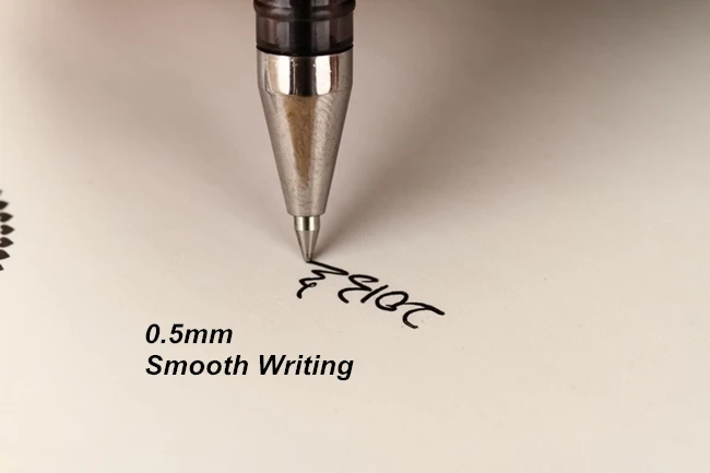 Гелевая ручка с черными чернилами 20 шт./лот оптовая продажа 0 5 мм