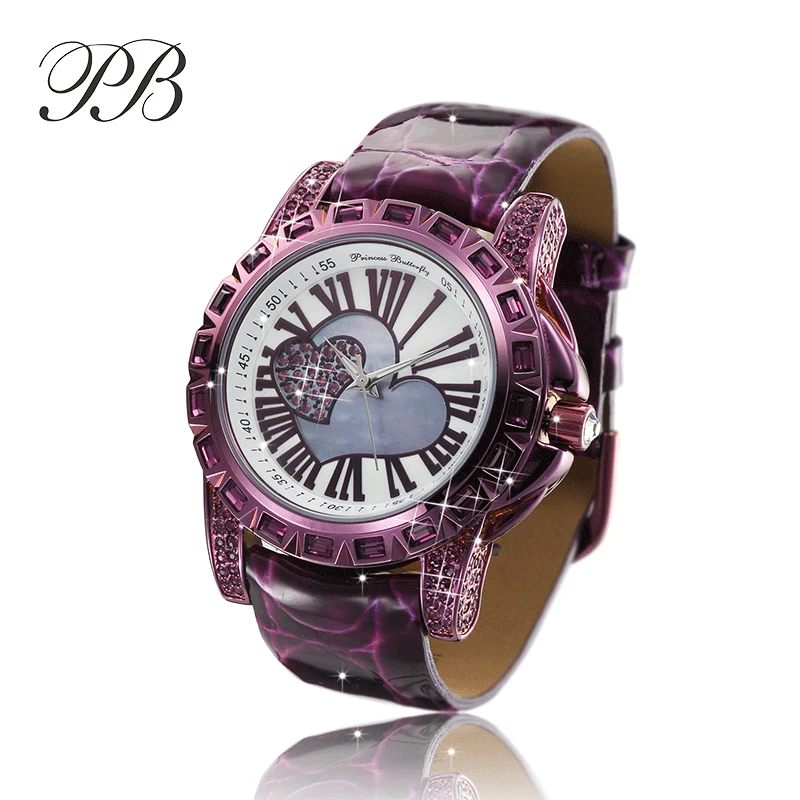 Часы для девочек PB Брендовые повседневные спортивные классические часы в