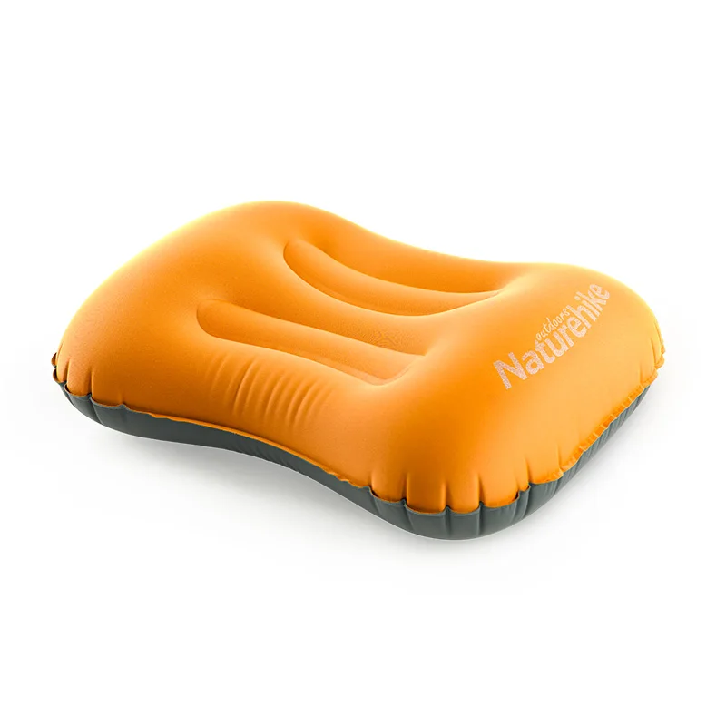 Orange Naturehike наружная прессованная самоавтоматическая надувная подушка квадратного типа подушка под поясницу путешествия Кемпинг с карманом NH18B020-T - Color: Orange