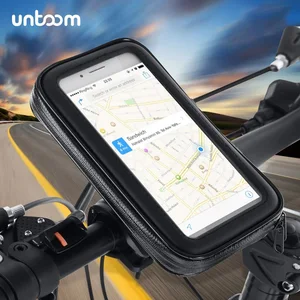 waterproof bicycle cell phone holder motorcycle handlebar bag case for iphone xs xr x 8 7plus bike phone mount for samsung s9 s8 free global shipping