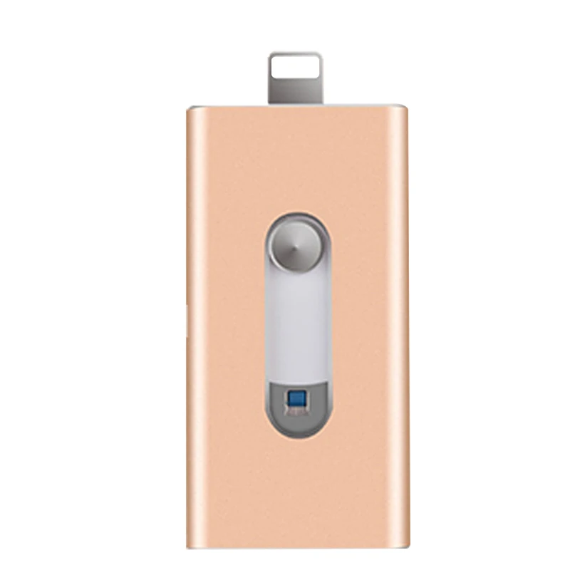 USB флеш накопитель USB3.0 OTG 128 ГБ 64 для iPhone 8/7/6 s/5 реальная емкость ГБ|USB