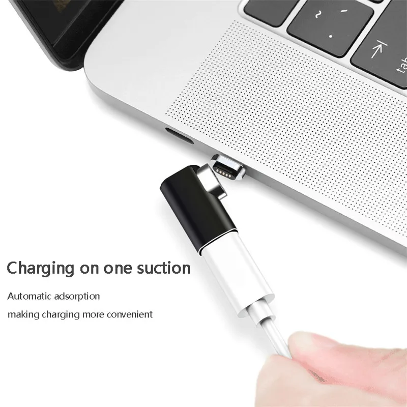 Кабель USB Type C к магнитному адаптеру Type-C для Macbook Samsung S8 S9 One Plus 5 5T 6 с разъемом