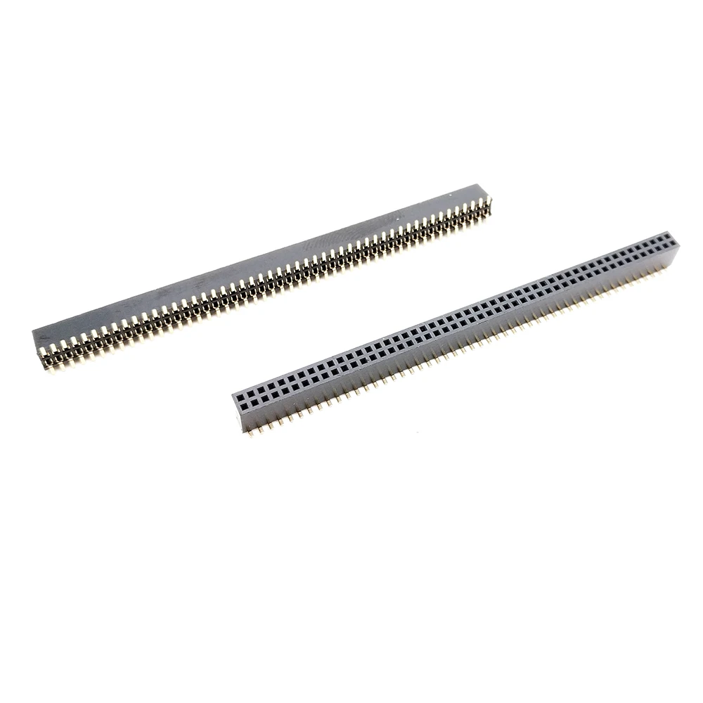 10 шт. двухрядные разъемы SMT SMD 1 27 мм 2X50Pin 100 Pin socket connector l connectorsocket smd