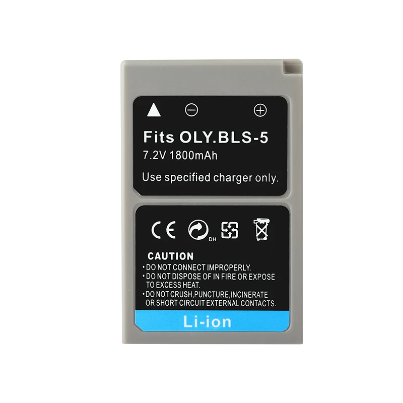 Dinto 1800 мА/ч 7 2 в 1 шт. PS-BLS5 BLS-5 BLS5 BLS-50 BLS50 PS Камера Батарея для цифровой камеры Olympus E-P1