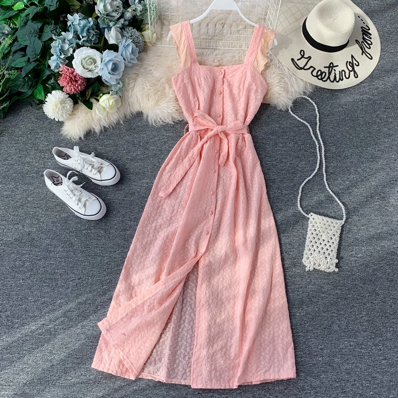 2019 новые модные женские платья для отдыха без рукавов пляжное платье с