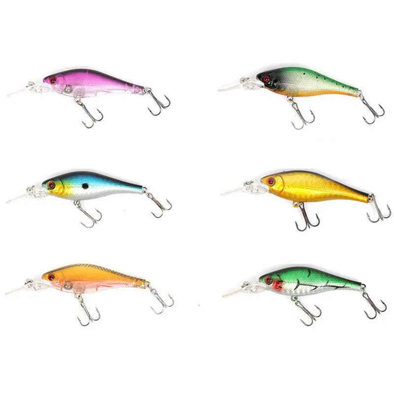 6 шт./лот 9 см 8 г воблер Рыболовная Приманка Minnow Swimbait Iscas Artificiais Para PESCA жесткие